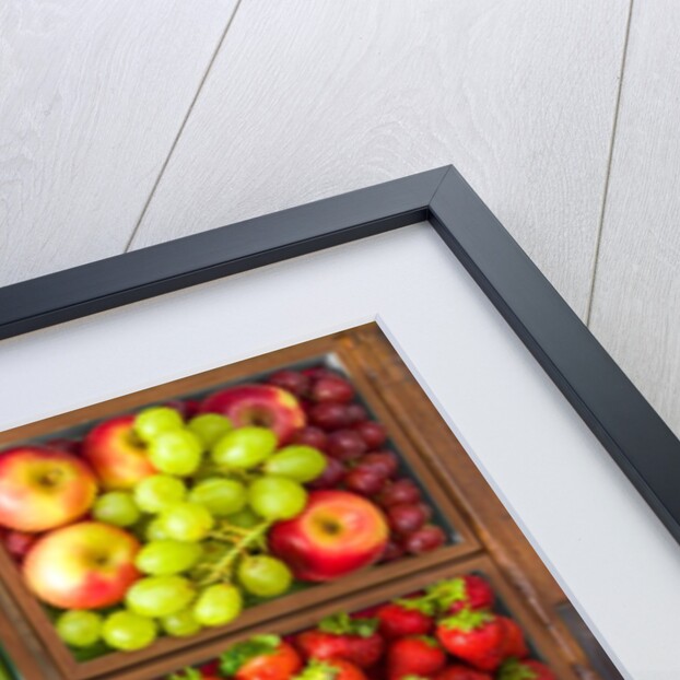 Fruit and vegetables in boxes by Assaf Frank